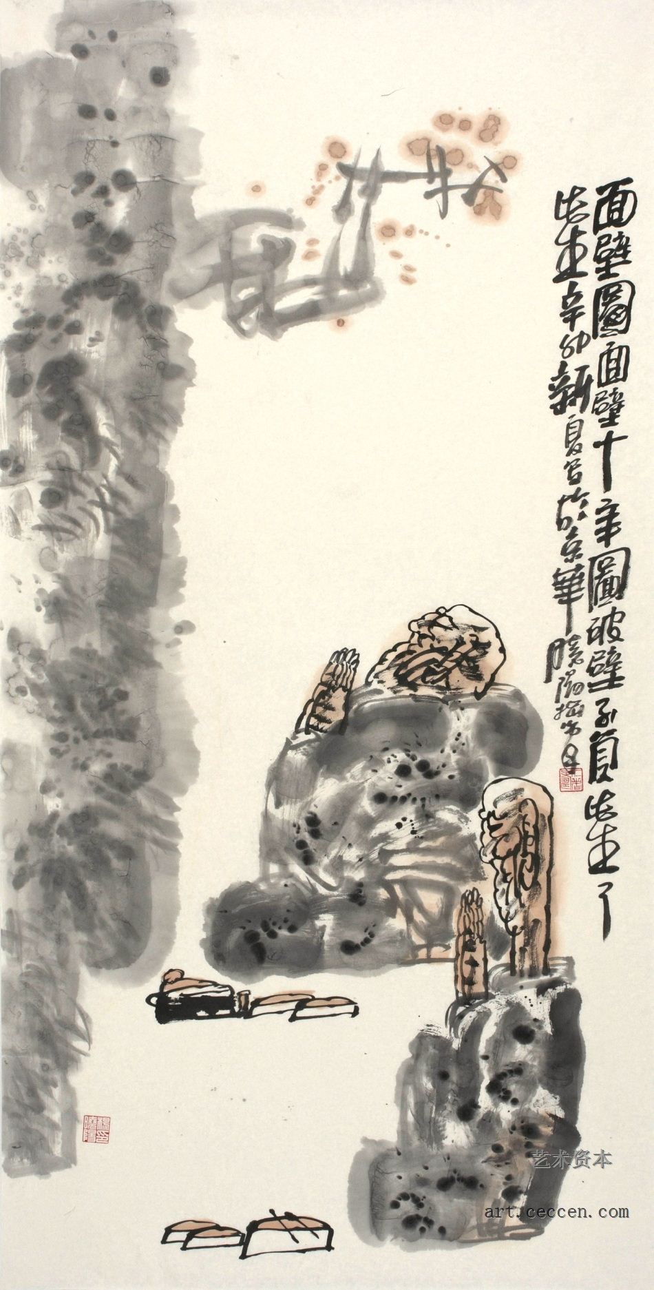 面壁图138×69cm 2011年